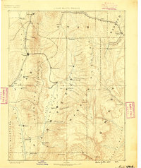 1885 Map of Manti