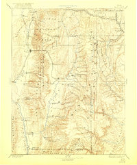 1895 Map of Manti, 1921 Print