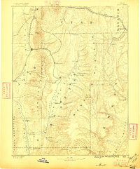 1885 Map of Manti, 1896 Print