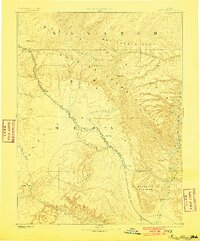 preview thumbnail of historical topo map of Emery County, UT in 1886