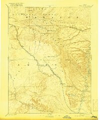 preview thumbnail of historical topo map of Emery County, UT in 1886