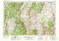 1956 Map of Antimony, UT, 1972 Print
