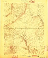 1885 Map of San Rafael, 1901 Print