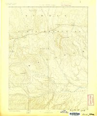 1885 Map of Uinta
