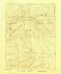 1885 Map of Altamont, UT, 1927 Print