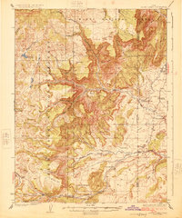 Download a high-resolution, GPS-compatible USGS topo map for Acord Lakes, UT (1925 edition)