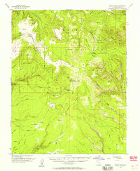 Download a high-resolution, GPS-compatible USGS topo map for Bears Ears, UT (1957 edition)