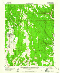 Download a high-resolution, GPS-compatible USGS topo map for Blanding, UT (1960 edition)