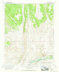 Download a high-resolution, GPS-compatible USGS topo map for Bluff, UT (1969 edition)