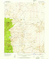 Download a high-resolution, GPS-compatible USGS topo map for Bull Mountain, UT (1956 edition)