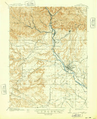1916 Map of Price, UT, 1948 Print