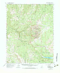 Download a high-resolution, GPS-compatible USGS topo map for Cedar Breaks, UT (1983 edition)
