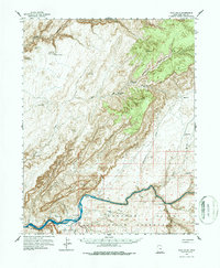 Download a high-resolution, GPS-compatible USGS topo map for Clay Hills, UT (1987 edition)