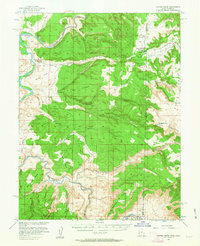 Download a high-resolution, GPS-compatible USGS topo map for Coates Creek, UT (1963 edition)
