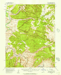 Download a high-resolution, GPS-compatible USGS topo map for Coates Creek, UT (1957 edition)