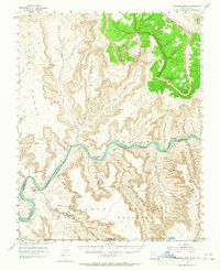 Download a high-resolution, GPS-compatible USGS topo map for Cummings Mesa, UT (1964 edition)