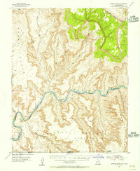Download a high-resolution, GPS-compatible USGS topo map for Cummings Mesa, UT (1955 edition)