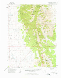 Download a high-resolution, GPS-compatible USGS topo map for Deseret Peak, UT (1961 edition)