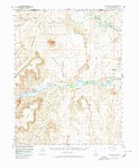 Download a high-resolution, GPS-compatible USGS topo map for Factory Butte, UT (1980 edition)