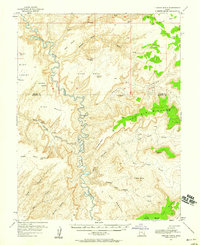 Download a high-resolution, GPS-compatible USGS topo map for Fiddler Butte, UT (1958 edition)