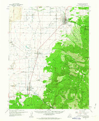 Download a high-resolution, GPS-compatible USGS topo map for Fillmore, UT (1963 edition)