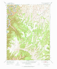 Download a high-resolution, GPS-compatible USGS topo map for Firewater Canyon, UT (1975 edition)