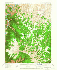 Download a high-resolution, GPS-compatible USGS topo map for Firewater Canyon, UT (1966 edition)