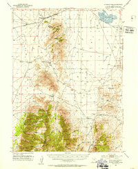 1947 Map of Fairfield, UT, 1953 Print