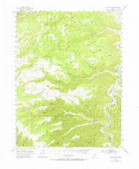 Download a high-resolution, GPS-compatible USGS topo map for Flat Canyon, UT (1968 edition)