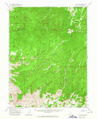 Download a high-resolution, GPS-compatible USGS topo map for Floy Canyon, UT (1965 edition)