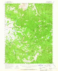 Download a high-resolution, GPS-compatible USGS topo map for Grover, UT (1966 edition)