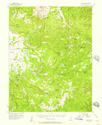 Download a high-resolution, GPS-compatible USGS topo map for Grover, UT (1957 edition)