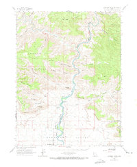 Download a high-resolution, GPS-compatible USGS topo map for Gunnison Butte, UT (1974 edition)