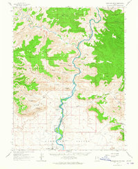 Download a high-resolution, GPS-compatible USGS topo map for Gunnison Butte, UT (1965 edition)