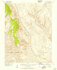 Download a high-resolution, GPS-compatible USGS topo map for Hall Mesa, UT (1956 edition)