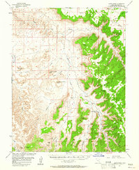 Download a high-resolution, GPS-compatible USGS topo map for Harts Point, UT (1961 edition)