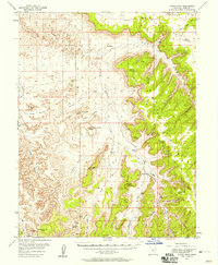Download a high-resolution, GPS-compatible USGS topo map for Harts Point, UT (1958 edition)