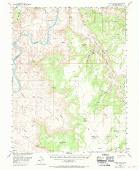 Download a high-resolution, GPS-compatible USGS topo map for Hatch Point, UT (1970 edition)