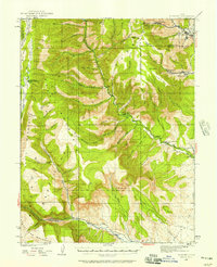 Download a high-resolution, GPS-compatible USGS topo map for Hiawatha, UT (1958 edition)