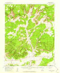 Download a high-resolution, GPS-compatible USGS topo map for Johnson, UT (1959 edition)