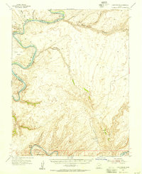 Download a high-resolution, GPS-compatible USGS topo map for Lake Canyon, UT (1956 edition)