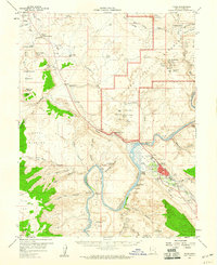 Download a high-resolution, GPS-compatible USGS topo map for Moab, UT (1960 edition)