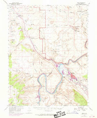 Download a high-resolution, GPS-compatible USGS topo map for Moab, UT (1969 edition)
