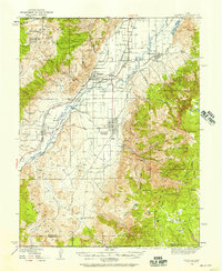 1940 Map of Annabella, UT, 1957 Print