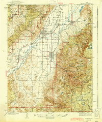 Download a high-resolution, GPS-compatible USGS topo map for Monroe, UT (1944 edition)