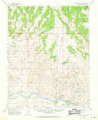 Download a high-resolution, GPS-compatible USGS topo map for Montezuma Creek, UT (1969 edition)