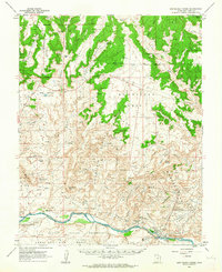Download a high-resolution, GPS-compatible USGS topo map for Montezuma Creek, UT (1963 edition)