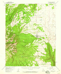 Download a high-resolution, GPS-compatible USGS topo map for Monticello, UT (1960 edition)