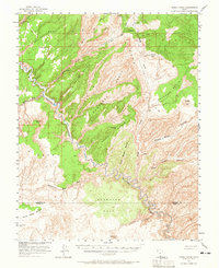 Download a high-resolution, GPS-compatible USGS topo map for Moody Creek, UT (1965 edition)
