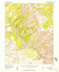 Download a high-resolution, GPS-compatible USGS topo map for Moody Creek, UT (1957 edition)